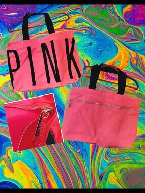 PINK Victoria's Secret Canvas Tote
